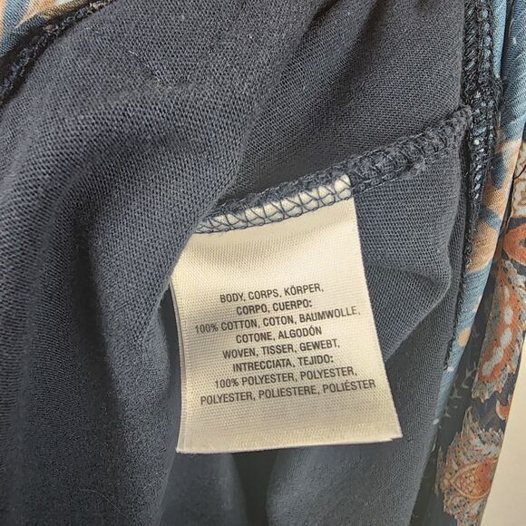 ANTHROPOLOGIE AKEMI KIN KRIS WOMENS ASYMMETRICAL FLORAL TUNIC TOP EMBROIDERED M - Picture 7 of 7